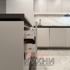 Кухня угловая с барной стойкой пластик BAR 1056 Кухня угловая с барной стойкой пластик BAR 1056