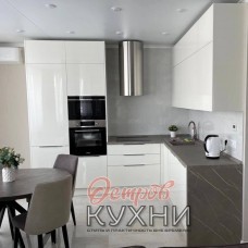 Кухня двухуровневая МДФ ПВХ COR 1001