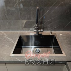 Кухня двухуровневая угловая МДФ пластик COR 1053