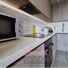 Кухня угловая МДФ пластик COR 1061