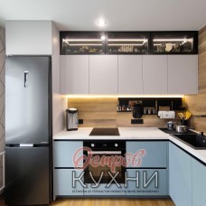 Кухня угловая МДФ ПВХ COR 1063 Кухня угловая МДФ ПВХ COR 1063