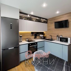 Кухня угловая МДФ ПВХ COR 1063 Кухня угловая МДФ ПВХ COR 1063