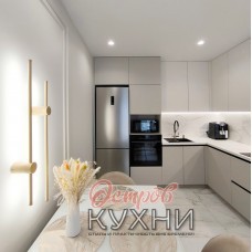 Кухня угловая МДФ пластик COR 1070 Кухня угловая МДФ пластик COR 1070