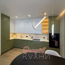 Кухня угловая МДФ ПВХ COR 1087