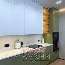 Кухня угловая МДФ ПВХ COR 1087
