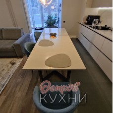 Кухня прямая МДФ эмаль STR 1079 Кухня прямая МДФ эмаль STR 1079