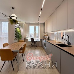 Кухня прямая МДФ ПВХ STR 1082 Кухня прямая МДФ ПВХ STR 1082