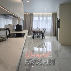 Кухня прямая МДФ ПВХ STR 1083