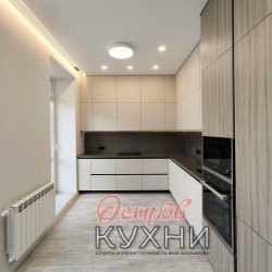 Кухня двухуровневая МДФ ПВХ TLD 1054 Кухня двухуровневая МДФ ПВХ TLD 1054