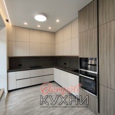 Кухня двухуровневая МДФ ПВХ TLD 1054 Кухня двухуровневая МДФ ПВХ TLD 1054