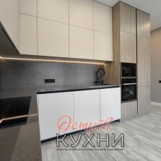 Кухня двухуровневая МДФ ПВХ TLD 1054 Кухня двухуровневая МДФ ПВХ TLD 1054