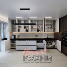 Кухня угловая МДФ пластик TLD 1066