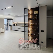 Кухня угловая МДФ пластик TLD 1066