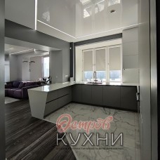 Кухня угловая двухуровневая TLD 1067 Кухня угловая двухуровневая TLD 1067