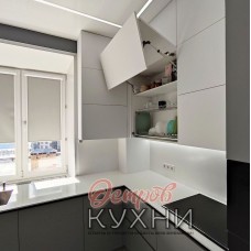 Кухня угловая двухуровневая TLD 1067 Кухня угловая двухуровневая TLD 1067
