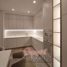 Кухня двухуровневая МДФ ПВХ TLD 1072 Кухня двухуровневая МДФ ПВХ TLD 1072