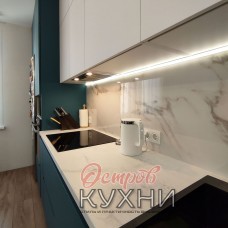 Кухня двухуровневая МДФ ПВХ TLD 1076 Кухня двухуровневая МДФ ПВХ TLD 1076