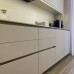 Кухня двухуровневая угловая МДФ пластик TLD 1080